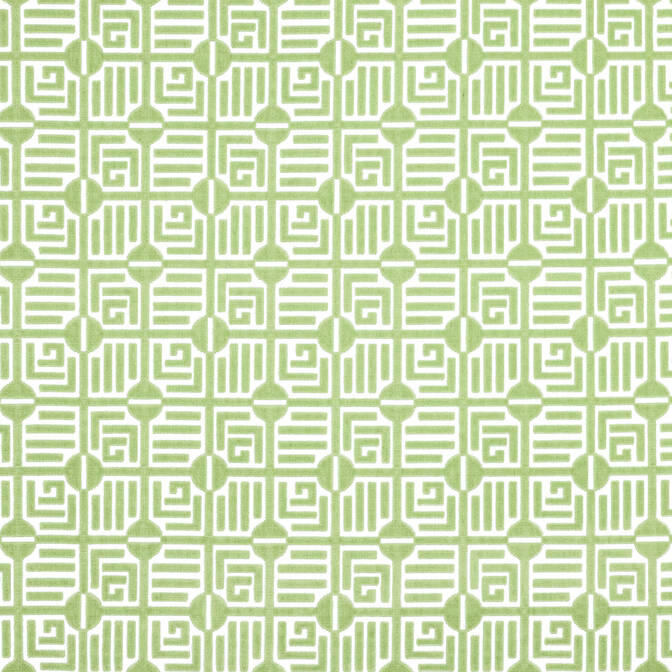 Thibaut Labyrinth Velvet in Sage